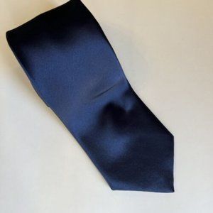 Geoffrey Beene Navy Blue Classic Skinny Necktie Tie 57x3